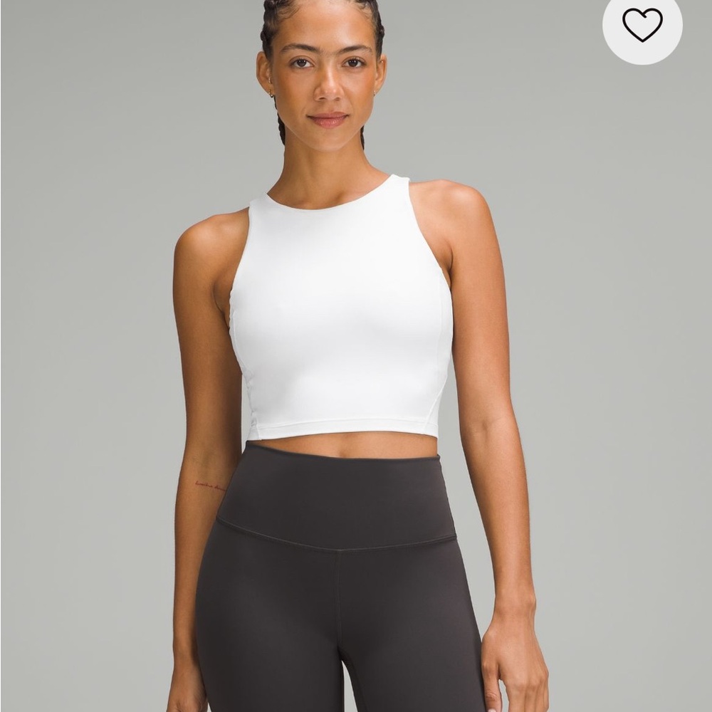 lululemon White high neck align tank